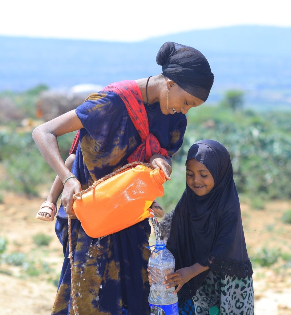Cisterns and deepwell hand pumps avoid a dangerous journey in search of water