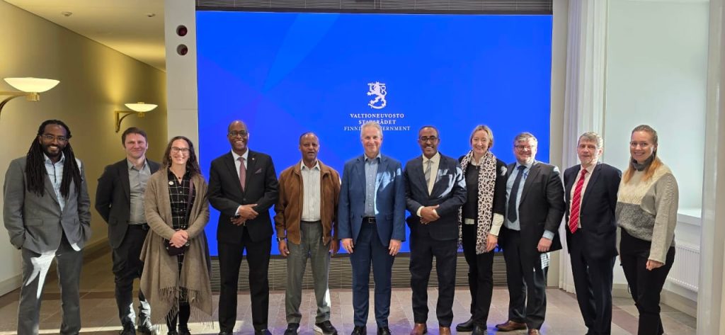 ERCS Delegation Conductes a Partnership Meeting with its Finnish Red Cross Counterpart