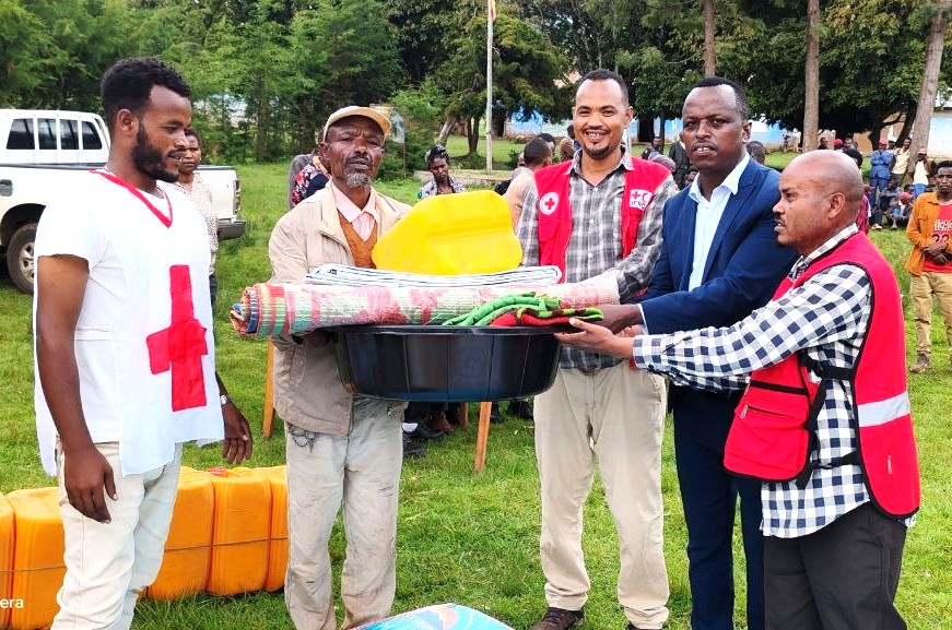 ERCS Supports Landslide-Affected Communities in Damot Gale, Wolaita Zone