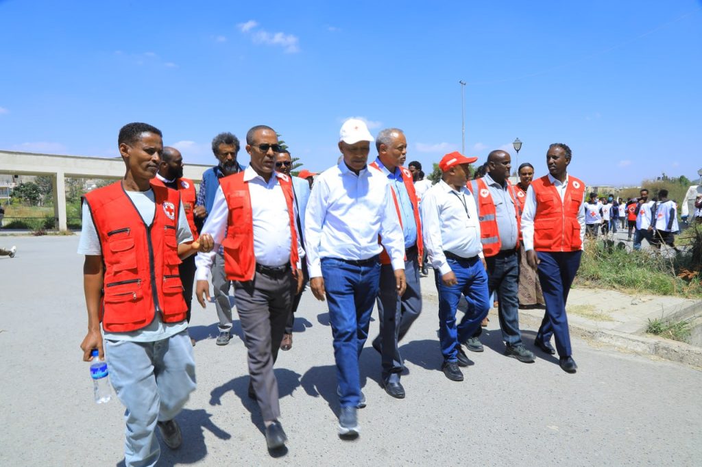 ERCS Leadership Visits Mekelle to Assess Humanitarian Response in Tigray