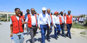ERCS Leadership Visits Mekelle to Assess Humanitarian Response in Tigray